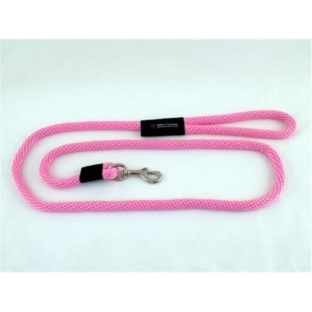 SOFT LINES Soft Lines P10610HOTPINK Dog Snap Leash 0.37 In. Diameter By 10 Ft. - Hot Pink P10610HOTPINK